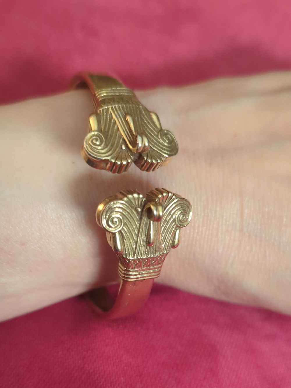 Gold Open Cuff Bracelet - Women Jewelry